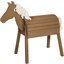 roba Outdoor teakový hrací kůň