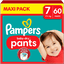 Pampers Baby-Dry Pants, størrelse 7 Extra Large 17+ kg, Maxi Pack (1 x 60 Bukser