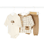 Mayoral Set 3 pièces veste beige