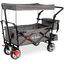 Pinolino AddPlus scooter trolley plegable con freno, gris jaspeado