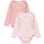 Minoti 2 pakker bodysuits pink