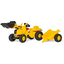 rolly toys Tracteur enfant à pédales rollykid CAT pelle remorque rollyKid 023288