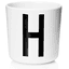 Design Letters Kinderbecher Eco 175 ml, mit Buchstabe H
