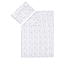 fillikid Parure de lit enfant jersey blanc 100x140 cm