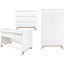 Bopita Babyzimmer Lynn 3-teilig 60 x 120 cm weiß / natur