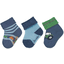 Sterntaler Calcetines de bebé 3-Pack Cars Azul 