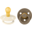 BIBS® Tutti Colour Tumma tammi &amp; norsunluu 0-6 kk, 2 kpl.