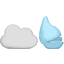 ubbi® Badespielzeug Wolke und Tröpfchen