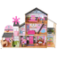 KidKraft ® Casa de muñecas 2 en 1 con ascensor molino de viento y granero