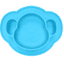 KOKOLIO Silikonový jídelní talíř Monki, od 6 měsíců v modré barvě