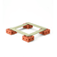 MODU Balance Track Set, burnt orange/dusty green