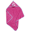 Playshoes  Asciugamano con cappuccio in spugna rosa fenicottero