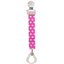 chicco Fopspeenband Meisje met clip in roze