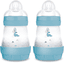 MAM Babyflasche Easy Start Anti-Colic matt 2x 160 ml ab 0 Monaten, Dino