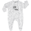 JACKY pyjamas 1-delad ZEBRA grå melange mönstrad