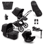 bugaboo Kombikinderwagen Fox 5 Starter Set Graphite/Midnight Black