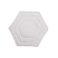 fillikid Acolchado para parque infantil bebé Jersey hexagonal blanco