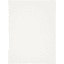 Alvi Strikket teppe sjekk hvit 75 x 100 cm