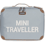 CHILDHOME Kinderkoffer Mini Traveller grau / altweiß
