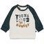 Feetje Langarmshirt World Welcome To Earth Groen