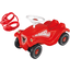BIG Bobby Car Classic Rød med Lydløse Hjul og Skobeskyttelse Shoe-Care