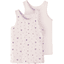 name it Tank Top 2er Pack Heart Barely Pink