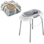 Rotho Babydesign Badestation TOP stone grey + 3er Set Waschtücher gratis
