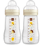 MAM Butelka dla niemowląt Easy Active ™ 270 ml, pszczoła/jeż w podwójnym opakowaniu