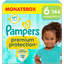 Pampers Couches Premium Protection taille 6 extra large 13 kg+ pack mensuel 1x144 pièces
