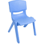 BIECO Dětská židle z plastů, modrá