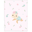 babybest® Fleecefilt av mikrofiber, regnbågsfärgad panda 75 x 100 cm