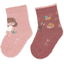 Sterntaler ABS Peutersokken Twin Pack Meisjes/Snail zacht roze