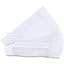 babybay® Reunapehmuste mesh-piqué Maxi, laatikkojousi ja mukavat valkoiset pisteet 168x24 cm