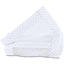babybay® Spjälskydd Mesh-Piqué Maxi, Boxspring och Comfort vitprickig 168x24 cm