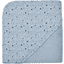 WÖRNER SÜDFROTTIER Asciugamano da bagno con cappuccio in acciaio blu balena 80 x 80 cm 