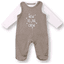 LITTLE Strampler-Set 2-tlg beige melange