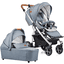 GESSLEIN Carrito de bebé combi F4 Air+ freno mano ice blue mottled / star