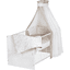 Schardt Lit à barreaux évolutif Classic White bois Origami Beige 70x140 cm