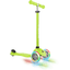 GLOBBER Scoot er PRIMO LIGHT S limegrønn, med opplyste hjul