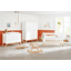 Pinolino Ensemble lit enfant armoire 3 portes commode Bridge bois extra large 70x140 cm