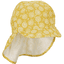 Sterntaler Schirmmütze mit Nackenschutz gelb



