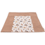 Ullenboom Housse de matelas à langer piqué gaufré motif savane sable 75x85 cm