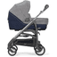 Inglesina Kombikinderwagen Trilogy Antigua Blue Gestell City Titanium