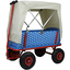 BEACHTREKKER Bollwagen - Handcart Style , Blueberry con cubierta plegable