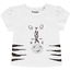 KANZ baby-t-skjorte b høyre hvit | hvit