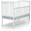 AT4 Łóżeczko dziecięce ESSENTIAL z przesuwaną barierka 60 x 120 cm białe