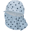 Sterntaler Peaked Cap met nekbeschermer Stippen Hemelsblauw
