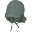 Sterntaler Schirmmütze mit Nackenschutz dunkelgrün