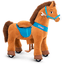PonyCycle ® Brun hest - stor