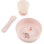 Done by Deer™ Set de vaisselle Foodie First meal Playground rose